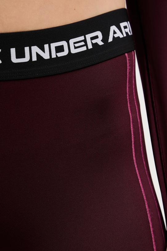 Under Armour legginsy treningowe ColdGear bordowy 6003997