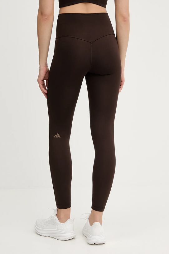 Odzież adidas Performance legginsy treningowe KT3284 brązowy