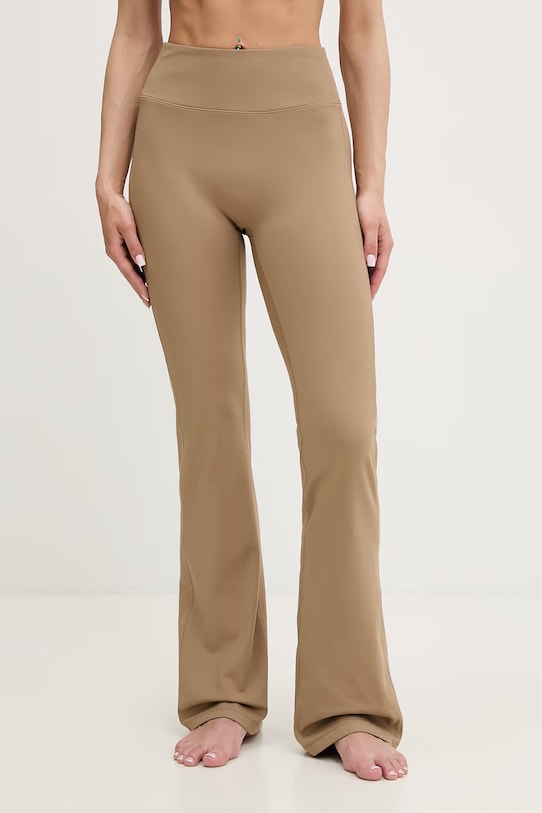 Casall spodnie dresowe damskie Flare zielony 25042