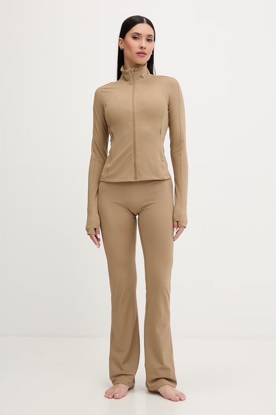 Casall spodnie dresowe damskie Flare 25042 zielony SS26