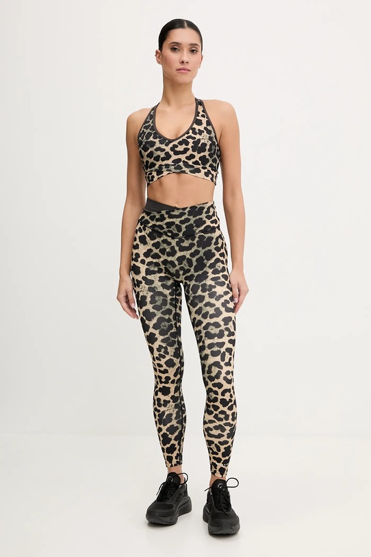 P.E Nation legginsy treningowe Wander 251G088.LEOP brązowy AW25