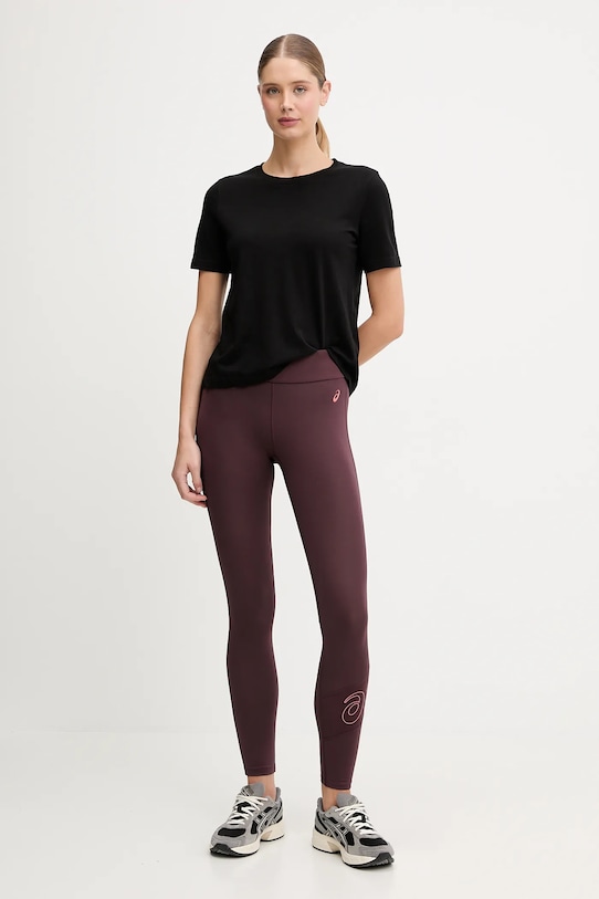 Asics legginsy ASICS LOGO 2032C943.600 fioletowy AW25