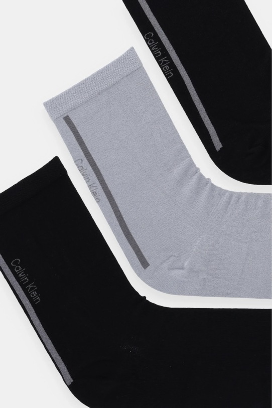 Calvin Klein skarpetki 3-pack 701235369 czarny AW25