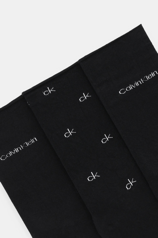 Calvin Klein skarpetki 3-pack 701235368 czarny AW25