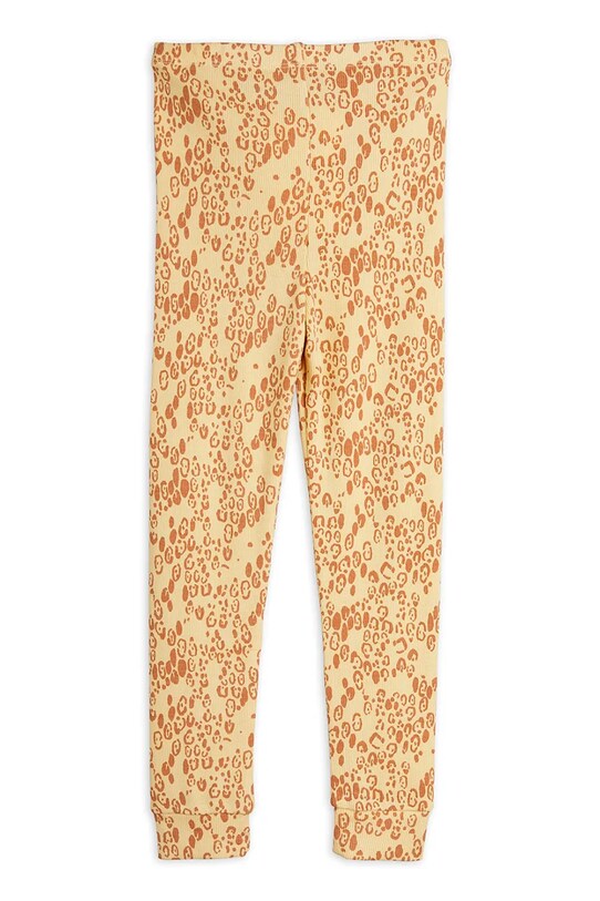 Mini Rodini gyerek legging Mini leopard 1100029513 sárga AW25