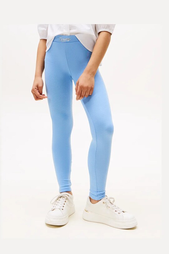 Dziewczynka Tommy Hilfiger legginsy KG0KG08628.116.122.9BYA niebieski
