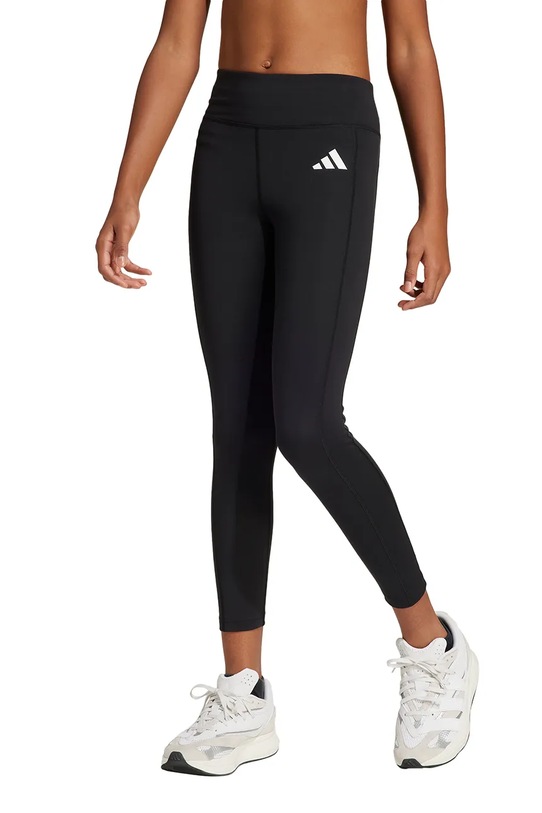Detské legíny adidas s elastanom čierna JJ0986
