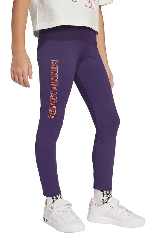 adidas leggins copii tricotaj violet JL9192