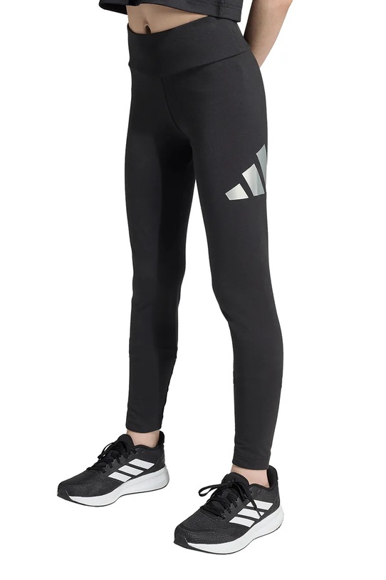 adidas legginsy dziecięce z elastanem czarny JN2228