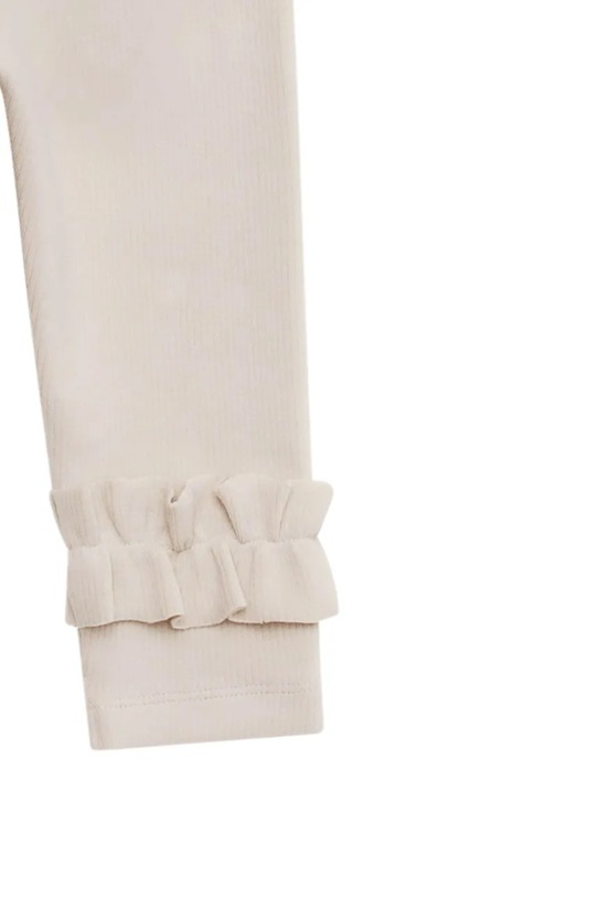 Donsje legginsy niemowlęce z bawełną Marit Leggings beżowy 4100100.56.92