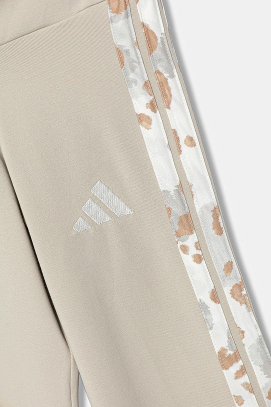 Dievča Detské legíny adidas KC5452 béžová