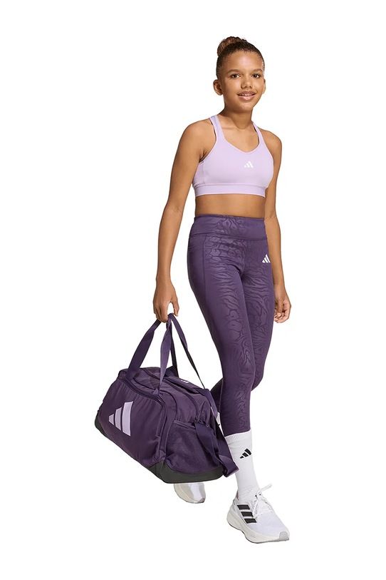 Dziewczynka adidas legginsy dziecięce JM3910 fioletowy