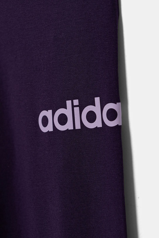 Detské legíny adidas fialová JX8764