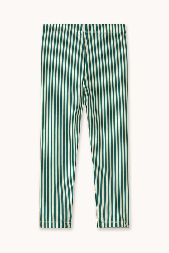 Dievča Detské legíny Tinycottons STRIPES SHINY LEGGINGS AW25.331 zelená