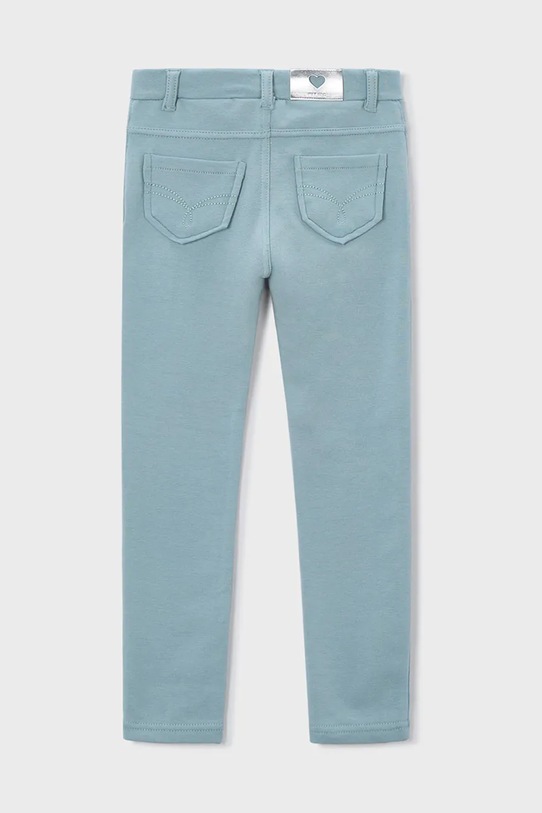 Mayoral leggings per bambini 511.6N.Mini.9BYA turchese AW25