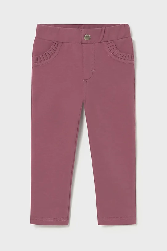 Штани для немовлят Mayoral з еластаном рожевий 560.4D.Baby.9BYA