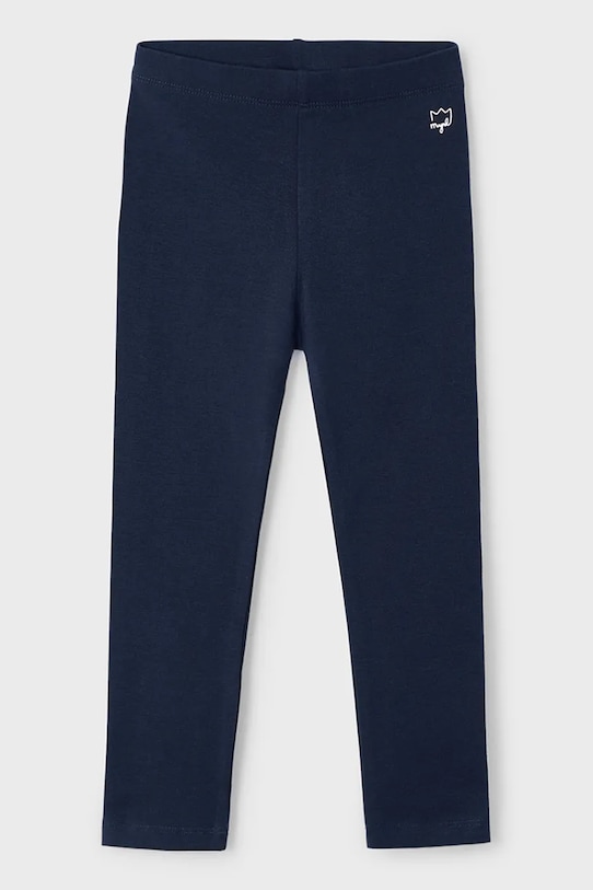 Mayoral legginsy dziecięce bawełna granatowy 717.6D.Mini.9BYA
