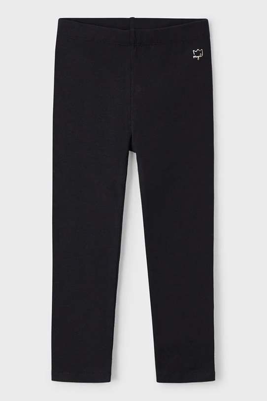 Mayoral legginsy dziecięce bawełna czarny 717.6D.Mini.9BYA