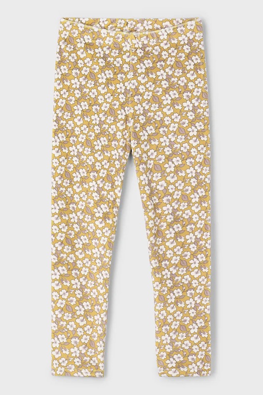 Mayoral legginsy dziecięce dzianina żółty 4715.6J.Mini.9BYA