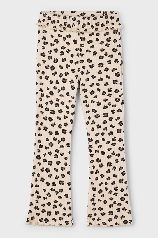 Mayoral legginsy dziecięce z elastanem beżowy 4717.6G.Mini.9BYA
