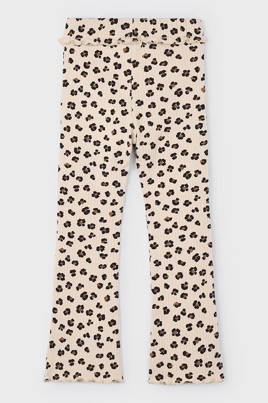 Mayoral legginsy dziecięce 4717.6G.Mini.9BYA beżowy AW25