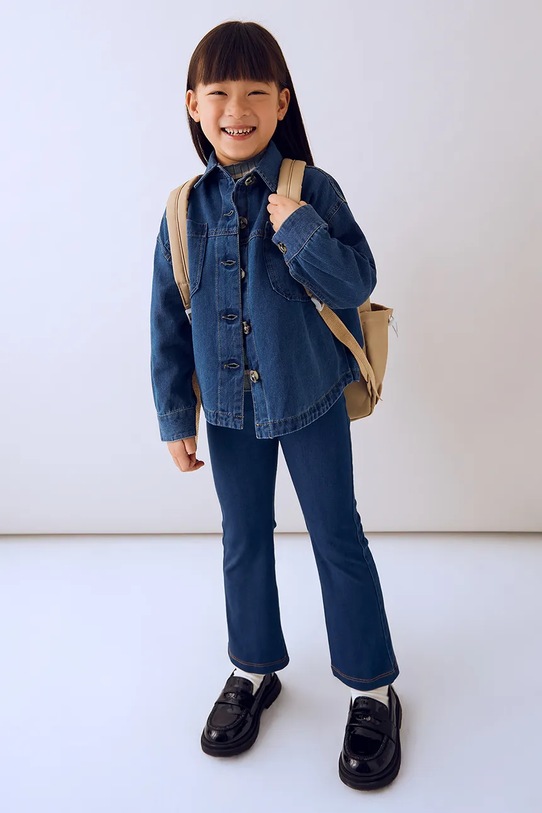 Mayoral legginsy dziecięce niebieski 4718.6N.Mini.9BYA