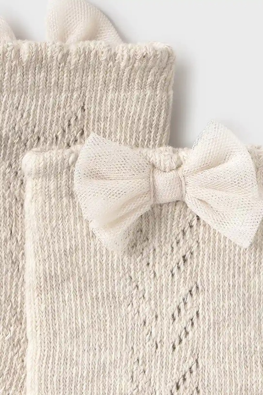 Mayoral skarpetki 10010.4A.Baby.9BYA beżowy AW25