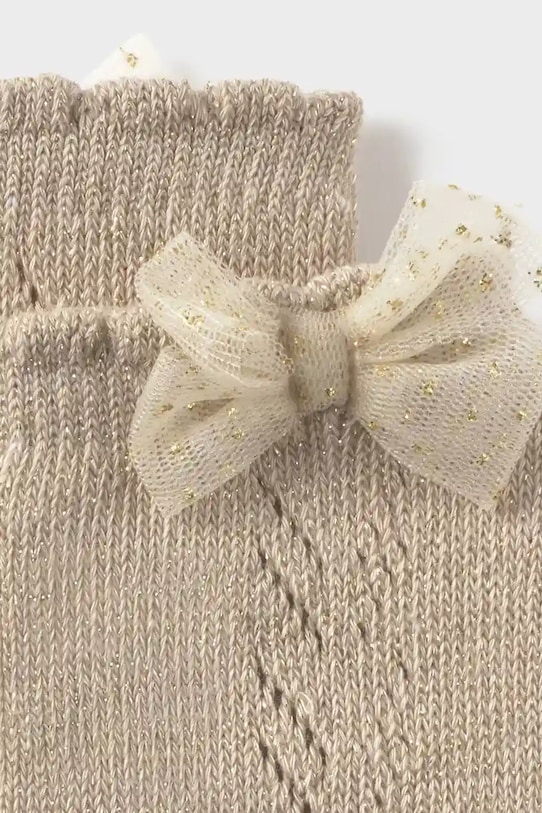 Mayoral skarpetki 10010.4A.Baby.9BYA beżowy AW25