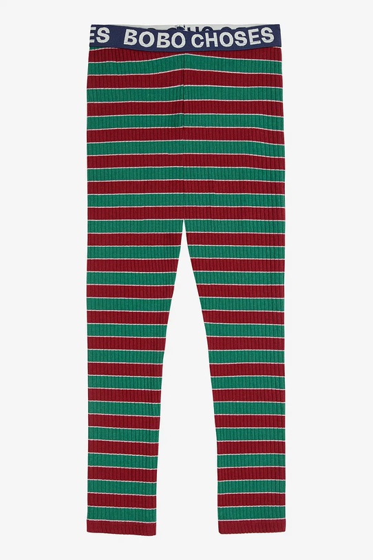 Bobo Choses legginsy dziecięce wzorzyste zielony 225AC062