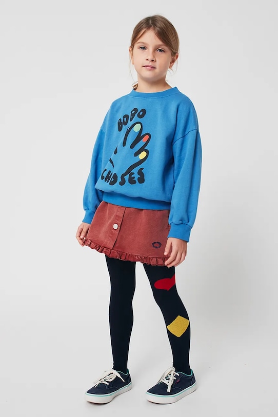 Детски чорапогащи Bobo Choses Bobo Jocker тъмносин 225AI023