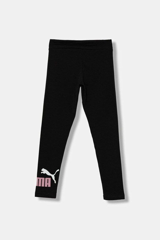 Puma legginsy dziecięce ESS 2 COLOR No.1 Logo? Leggings G z elastanem czarny 686073