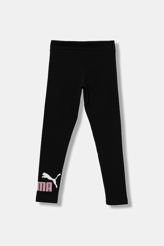 Puma legginsy dziecięce ESS 2 COLOR No.1 Logo? Leggings G z elastanem czarny 686073