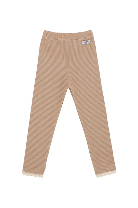 Donsje legginsy dziecięce z bawełną Affy Leggings 4079300.98.128 brązowy AW25