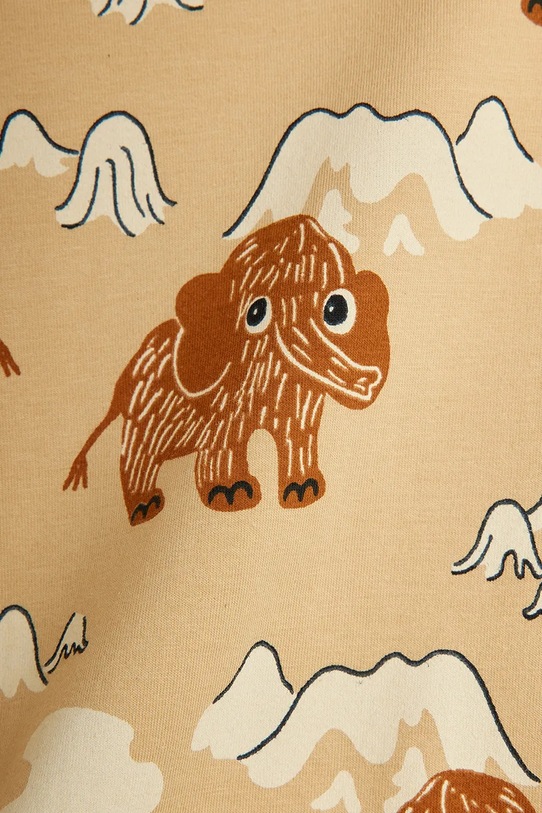 Mini Rodini legginsy dziecięce Mammoth beżowy 25730122