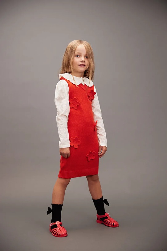 Dziewczynka Mini Rodini skarpetki dziecięce Satin bow 25760120 czarny