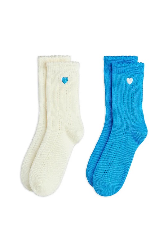 Mini Rodini skarpetki dziecięce 2-pack biały 25760121