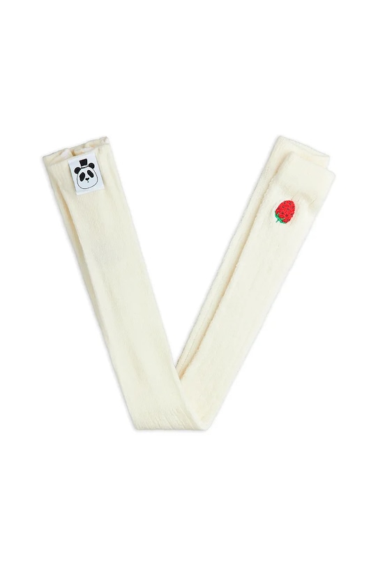 Mini Rodini legginsy dziecięce Strawberry aplikacja biały 25760133