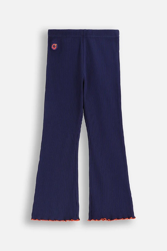 Detské legíny Coccodrillo s elastanom tmavomodrá ZC5122102AGK