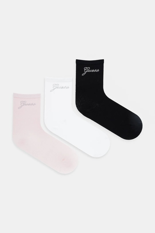 Guess skarpetki dziecięce 3-pack różowy J5BZ13.KBZU0.9BYA