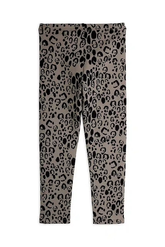 Mini Rodini cămașă din amestec de lână Leopard 25730127 gri AW25