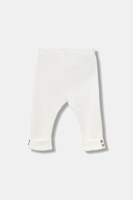 United Colors of Benetton legginsy bawełniane niemowlęce 3CDIAF026.W.seasonal biały AW25