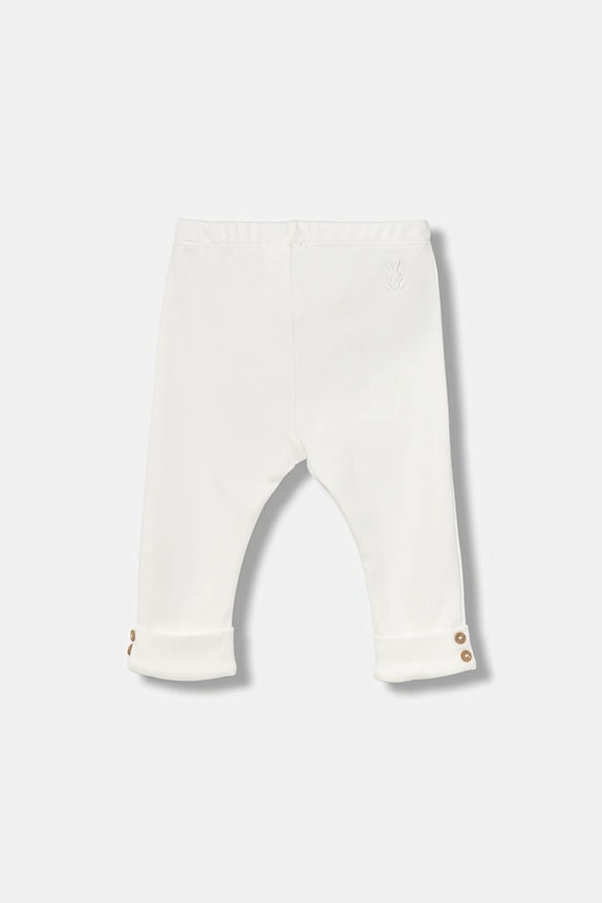 United Colors of Benetton legginsy bawełniane niemowlęce 3CDIAF026.W.seasonal biały AW25
