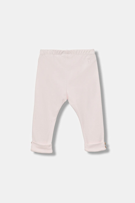 United Colors of Benetton legginsy bawełniane niemowlęce 3CDIAF026.W.seasonal różowy AW25
