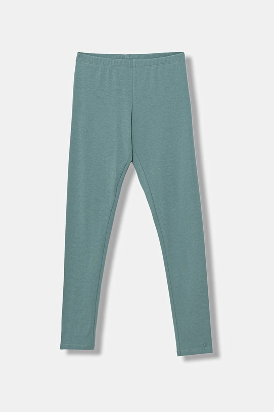 United Colors of Benetton legginsy dziecięce z elastanem turkusowy 3MT1CF02G.G.Season.9BYA