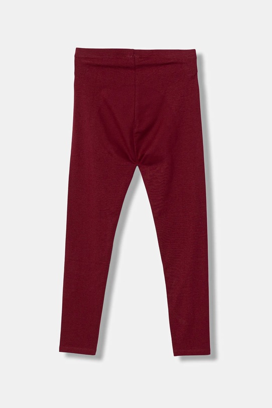 United Colors of Benetton legginsy dziecięce 3MT1CF02G.G.Season.9BYA bordowy AW25