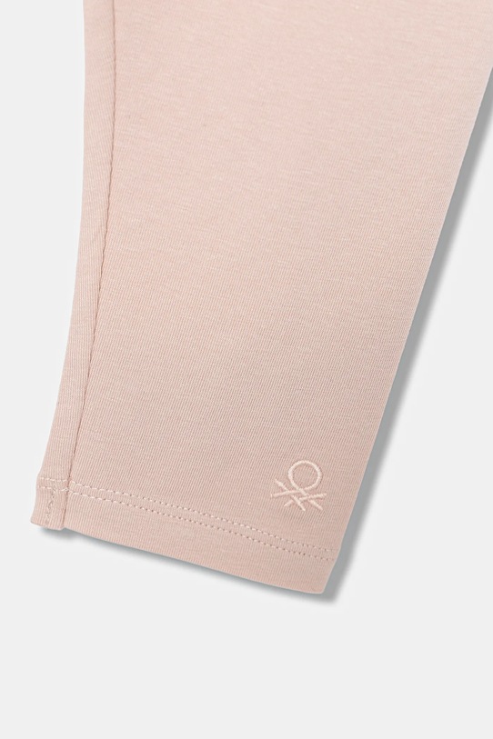 Dziewczynka United Colors of Benetton legginsy dziecięce 3MT1GF01L.P.Season.9BYA beżowy