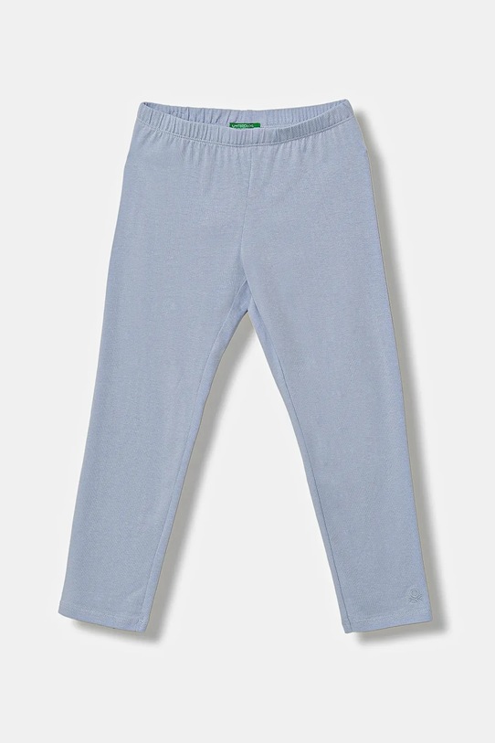 United Colors of Benetton legginsy dziecięce z elastanem niebieski 3MT1GF01L.P.Season.9BYA