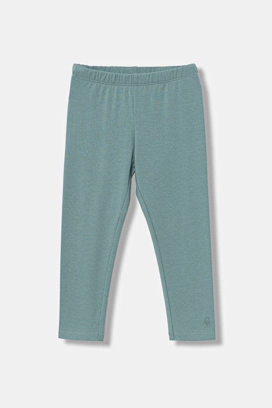 United Colors of Benetton legginsy dziecięce z elastanem turkusowy 3MT1GF01L.P.Season.9BYA