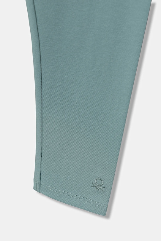 Dziewczynka United Colors of Benetton legginsy dziecięce 3MT1GF01L.P.Season.9BYA turkusowy