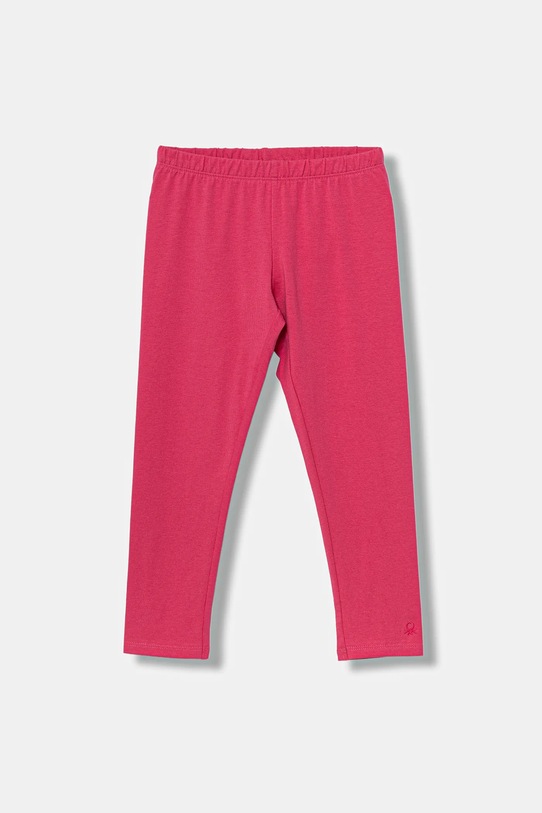 United Colors of Benetton legginsy dziecięce 3-pack 3MT1GF055.P.seasonal różowy AW25